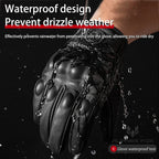 Vintage Real Leather Breathable Touchscreen Gloves
