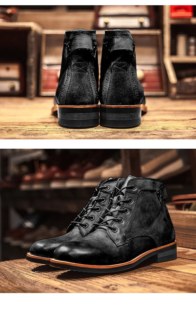 Retro Punk Motorcycle Boot