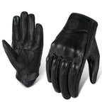 Vintage Protective Motorcycle Retro Leather Gloves