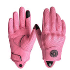 Vintage Real Leather Breathable Touchscreen Gloves
