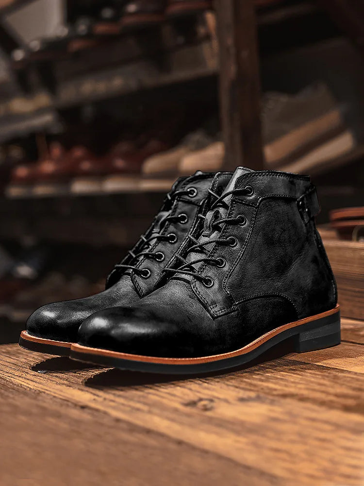 Retro Punk Motorcycle Boot