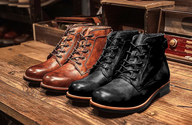 Retro Punk Motorcycle Boot