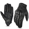Vintage Protective Motorcycle Retro Leather Gloves