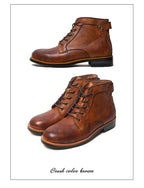 Retro Punk Motorcycle Boot