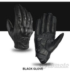 Vintage Protective Motorcycle Retro Leather Gloves