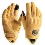 Vintage Real Leather Breathable Touchscreen Gloves