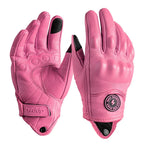 Vintage Real Leather Breathable Touchscreen Gloves