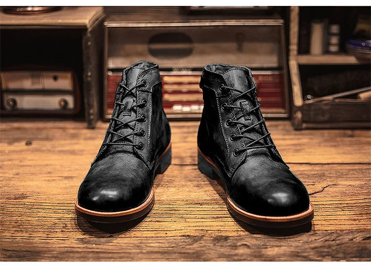 Retro Punk Motorcycle Boot