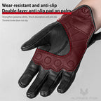 Vintage Real Leather Breathable Touchscreen Gloves