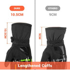 Warm Winter Waterproof Windproof Anti-Slip Gloves