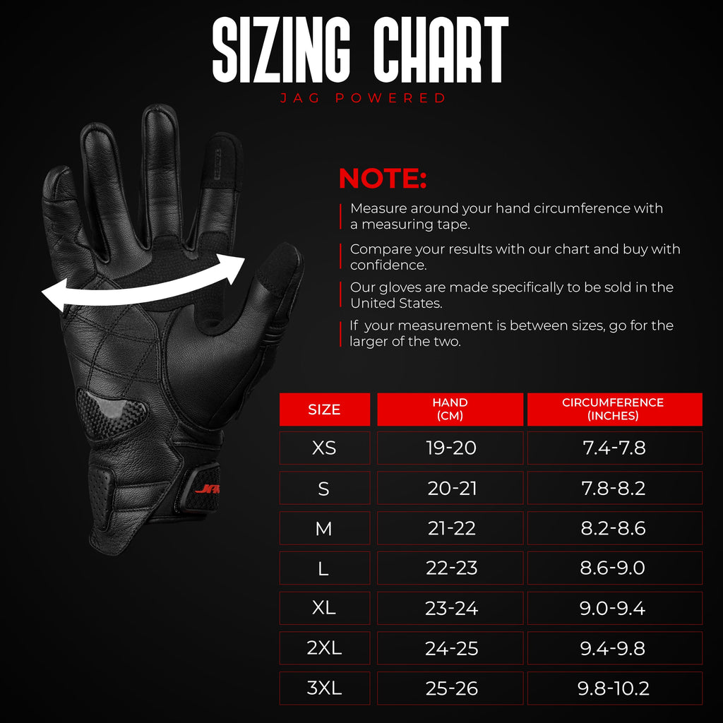 Gladiator Genuine Leather Motorcycle Gloves