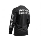 Loud Pipes Save Lives - Men's Long Sleeve Biker Tee