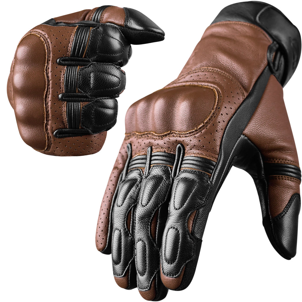 Helios Leather Motorcycle Gloves