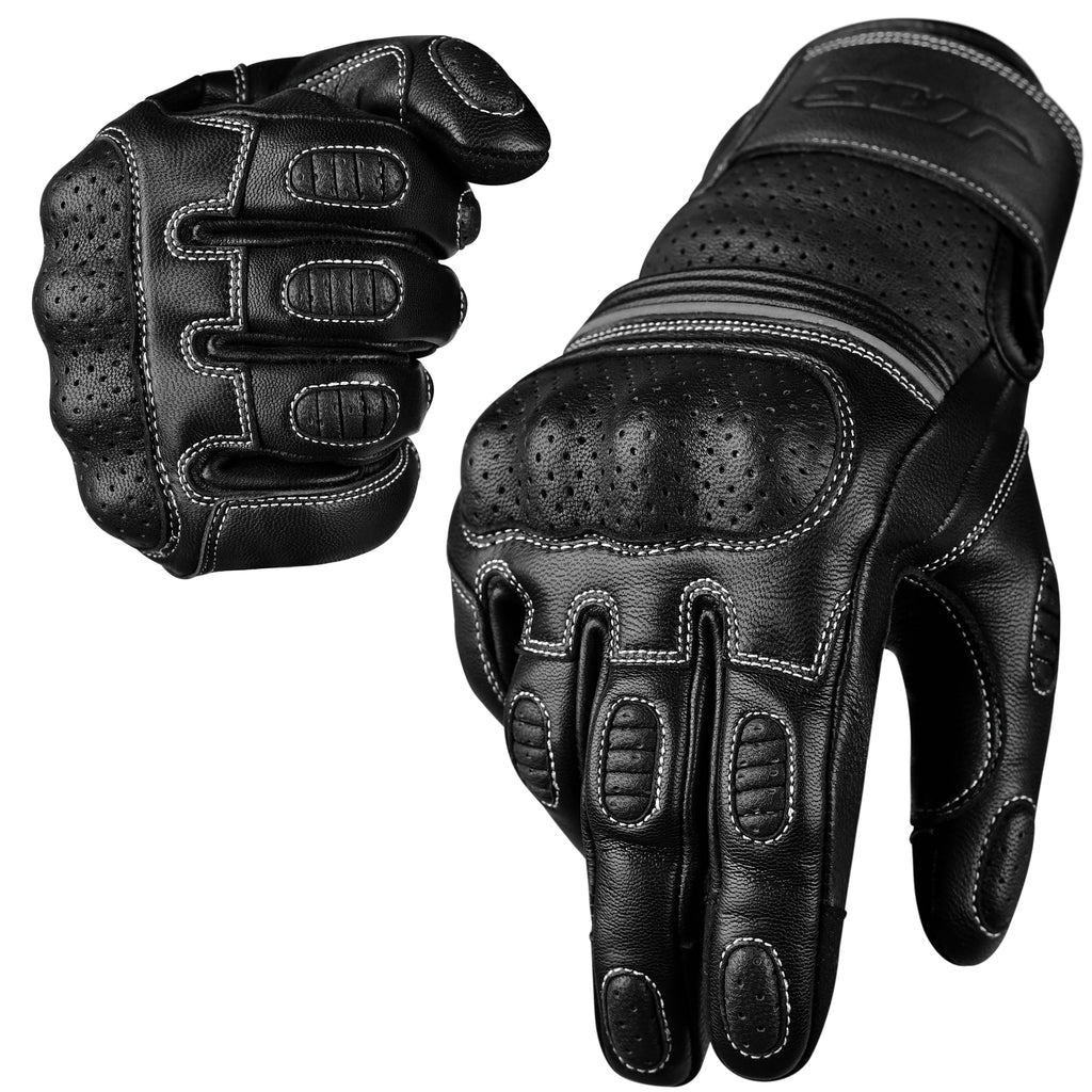 Ninja Leather Motorcycle Gloves