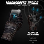 Ninja Leather Motorcycle Gloves