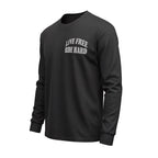 Live Free Ride Hard - Men's Long Sleeve Biker Tee