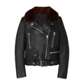 Shearling Motorcycle Leather Jacket
