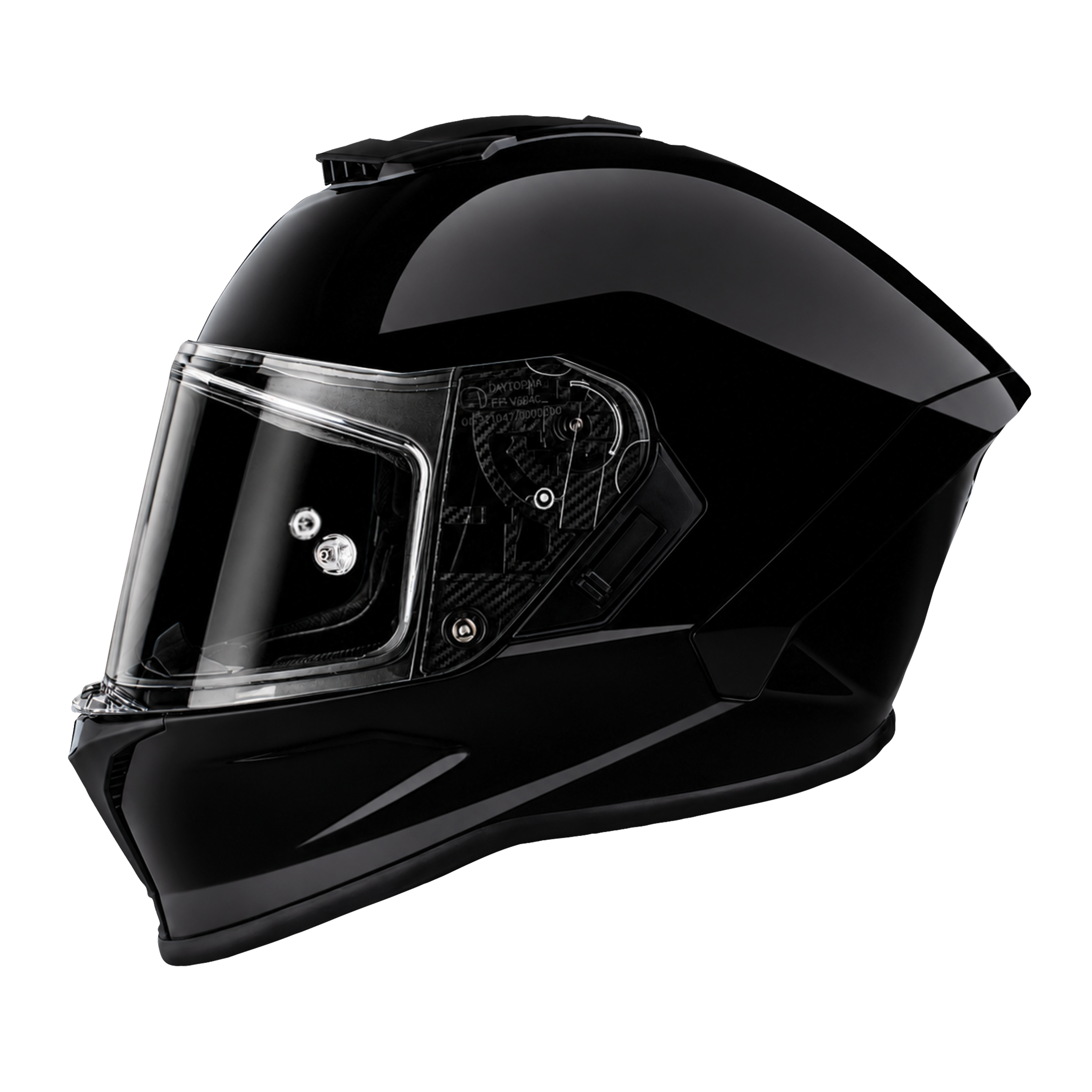 D.O.T. & ECE Daytona Viper- Hi-Gloss Black