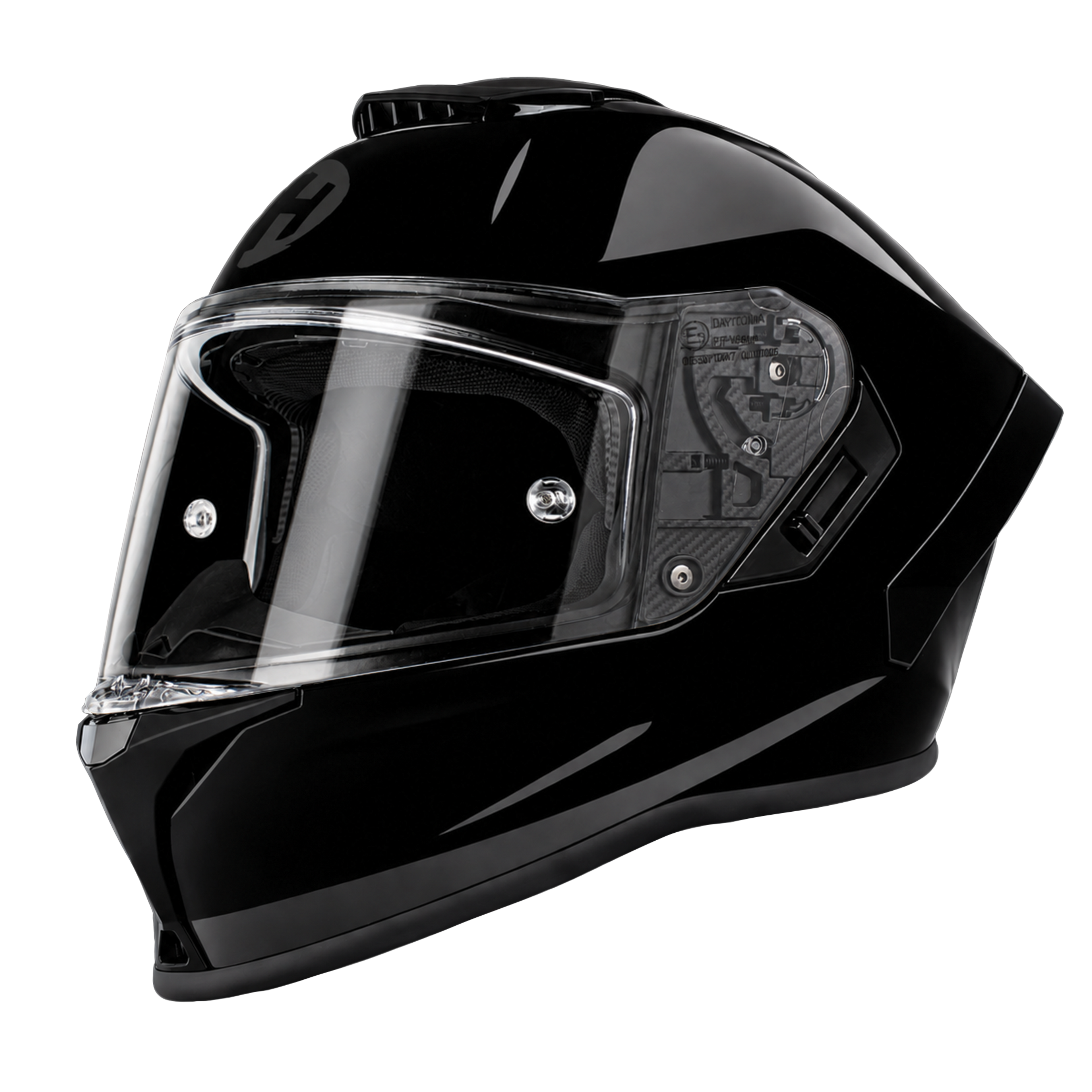 D.O.T. & ECE Daytona Viper- Hi-Gloss Black