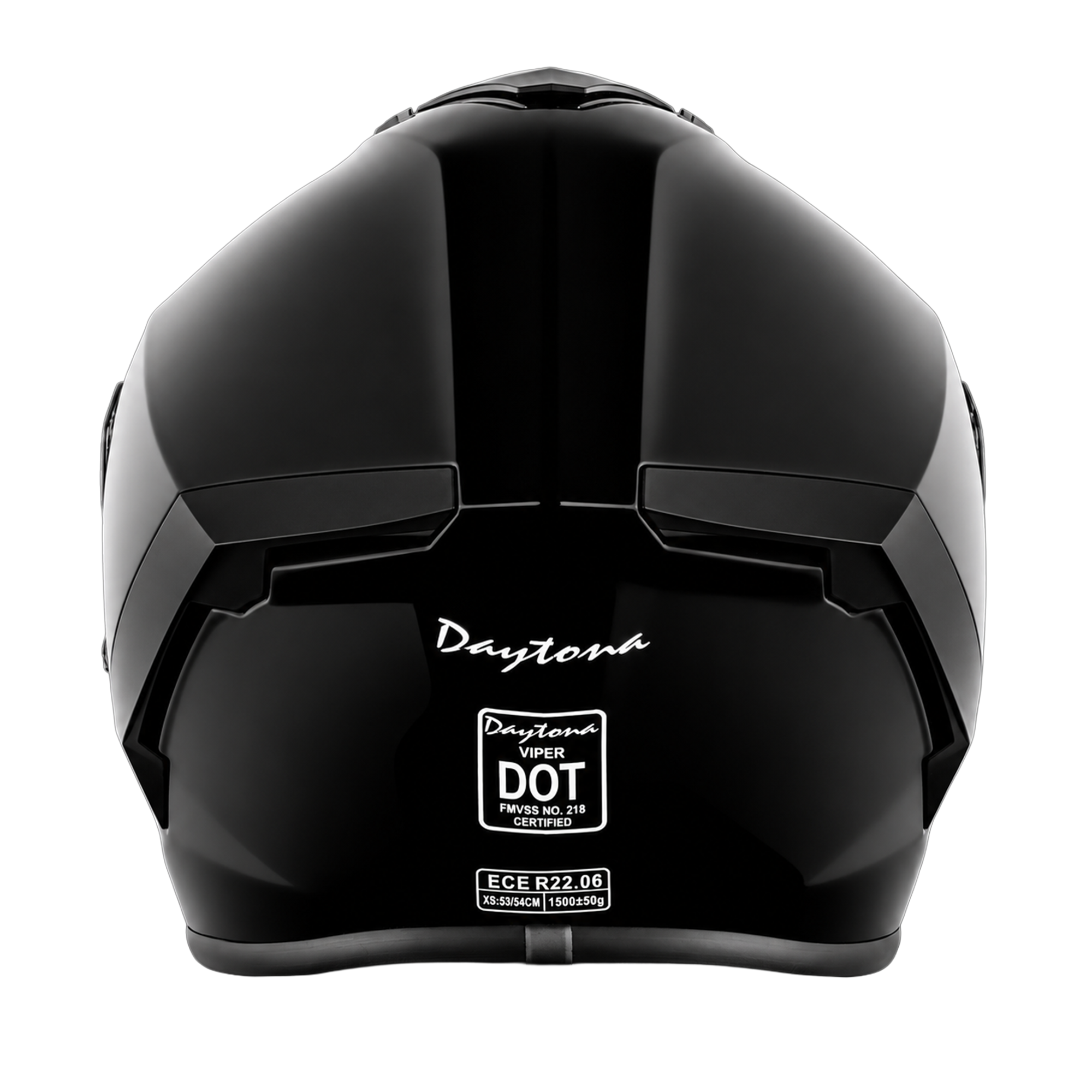 D.O.T. & ECE Daytona Viper- Hi-Gloss Black