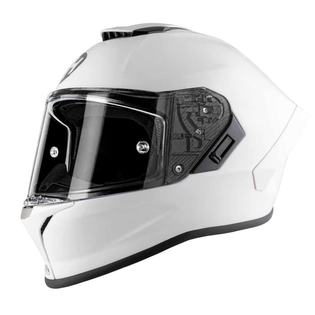 D.O.T. & ECE Daytona Viper- Hi-Gloss White
