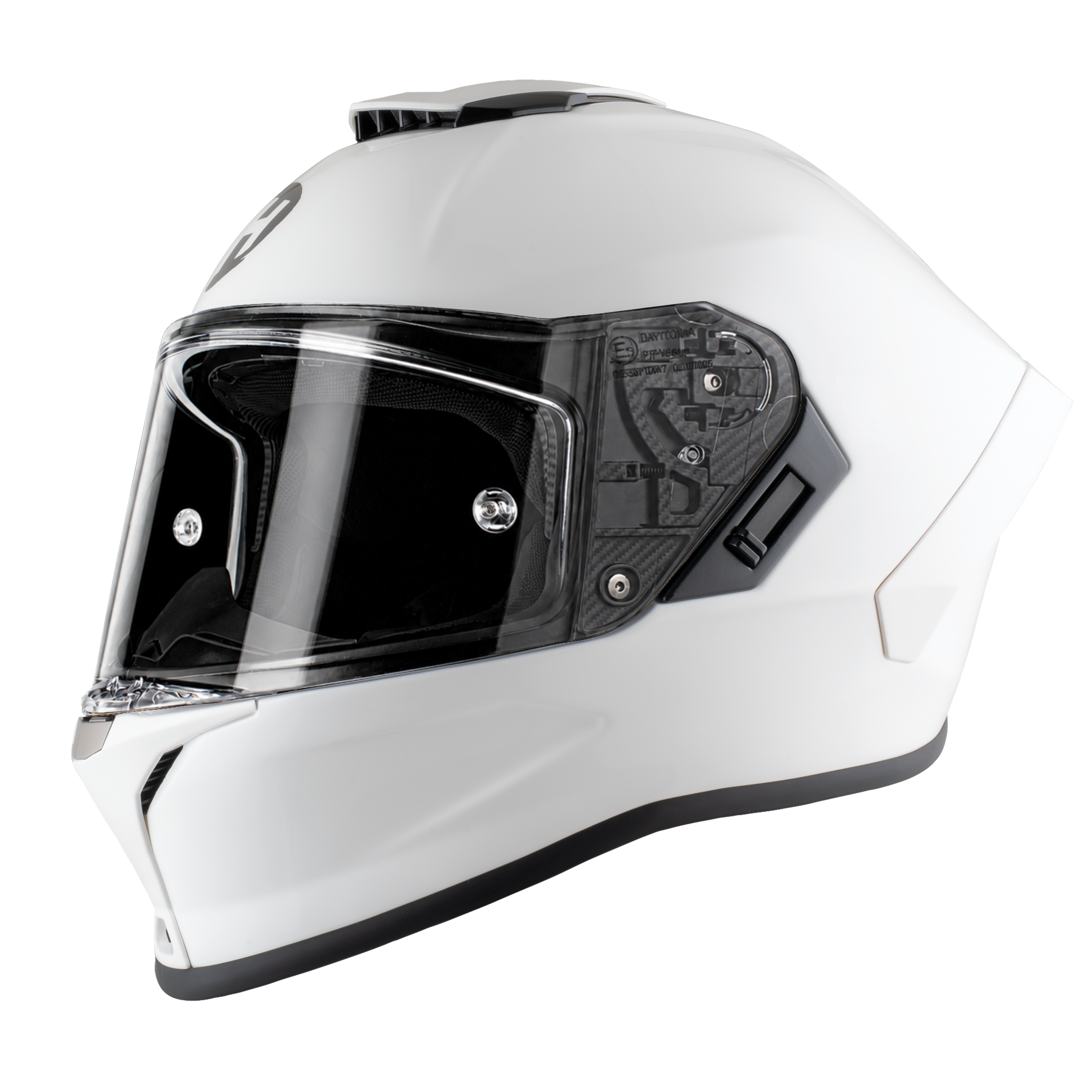 D.O.T. & ECE Daytona Viper- Hi-Gloss White