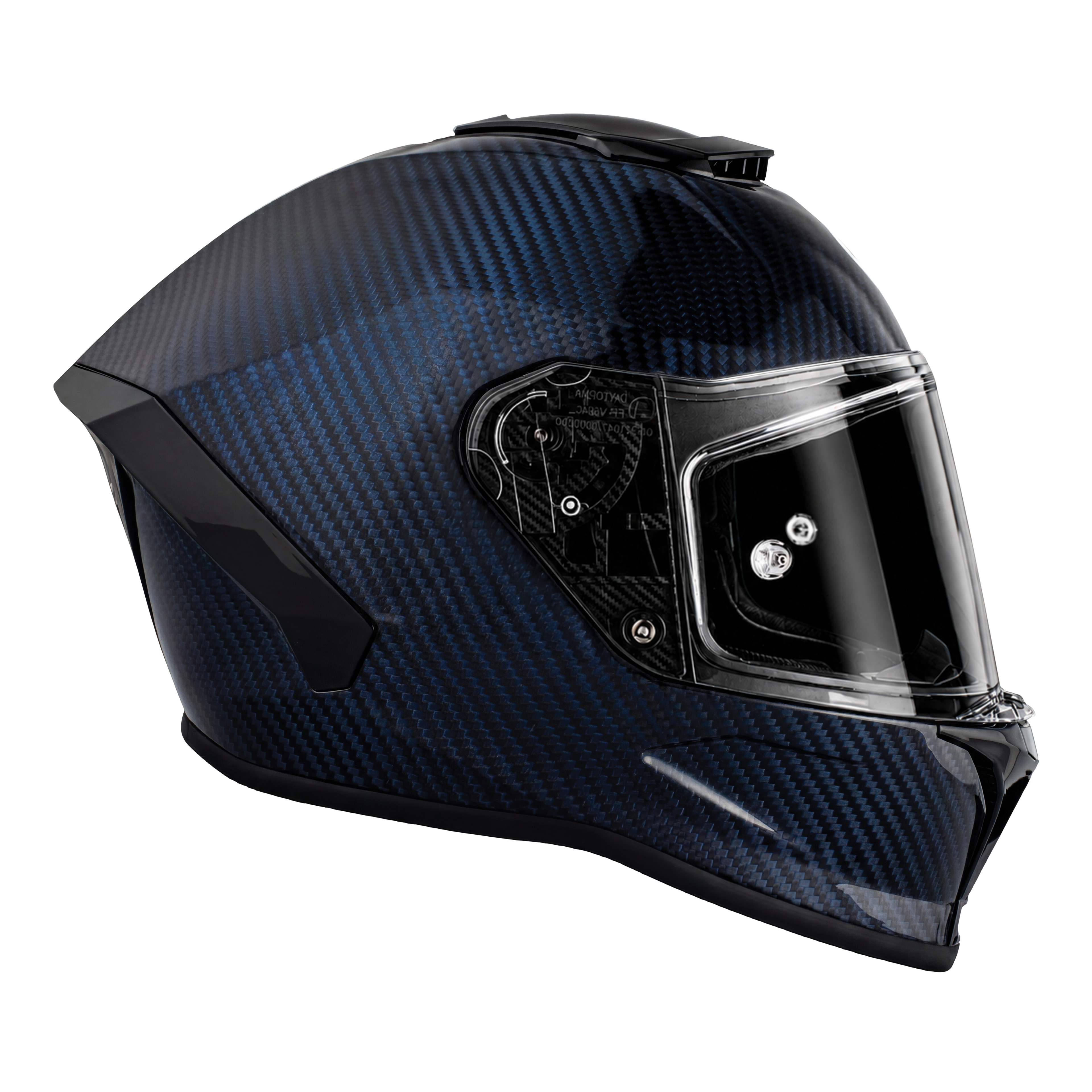 D.O.T. & ECE Daytona Viper- Blue Carbon Fiber
