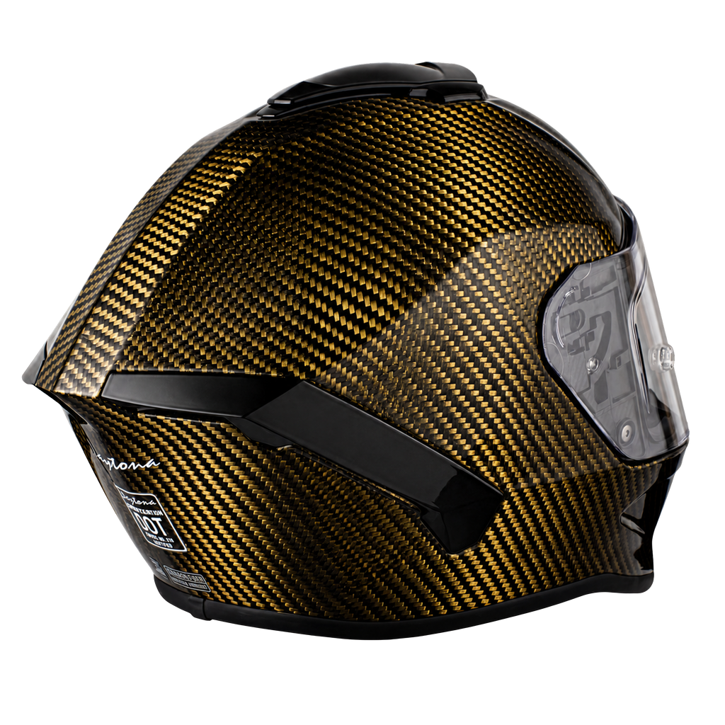 D.O.T. & ECE Daytona Viper- Gold Carbon Fiber