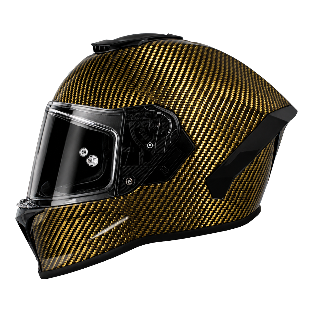 D.O.T. & ECE Daytona Viper- Gold Carbon Fiber