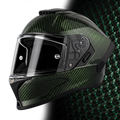 D.O.T. & ECE Daytona Viper- Green Carbon Fiber