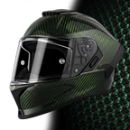 D.O.T. & ECE Daytona Viper- Green Carbon Fiber