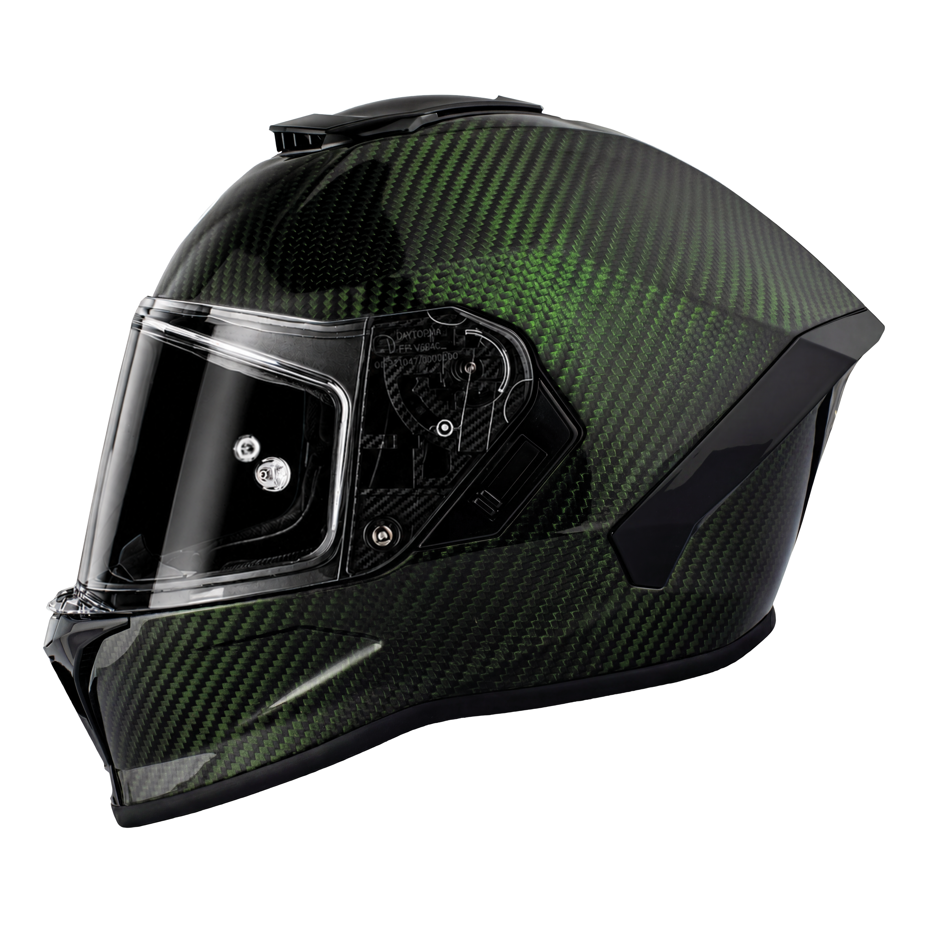 D.O.T. & ECE Daytona Viper- Green Carbon Fiber