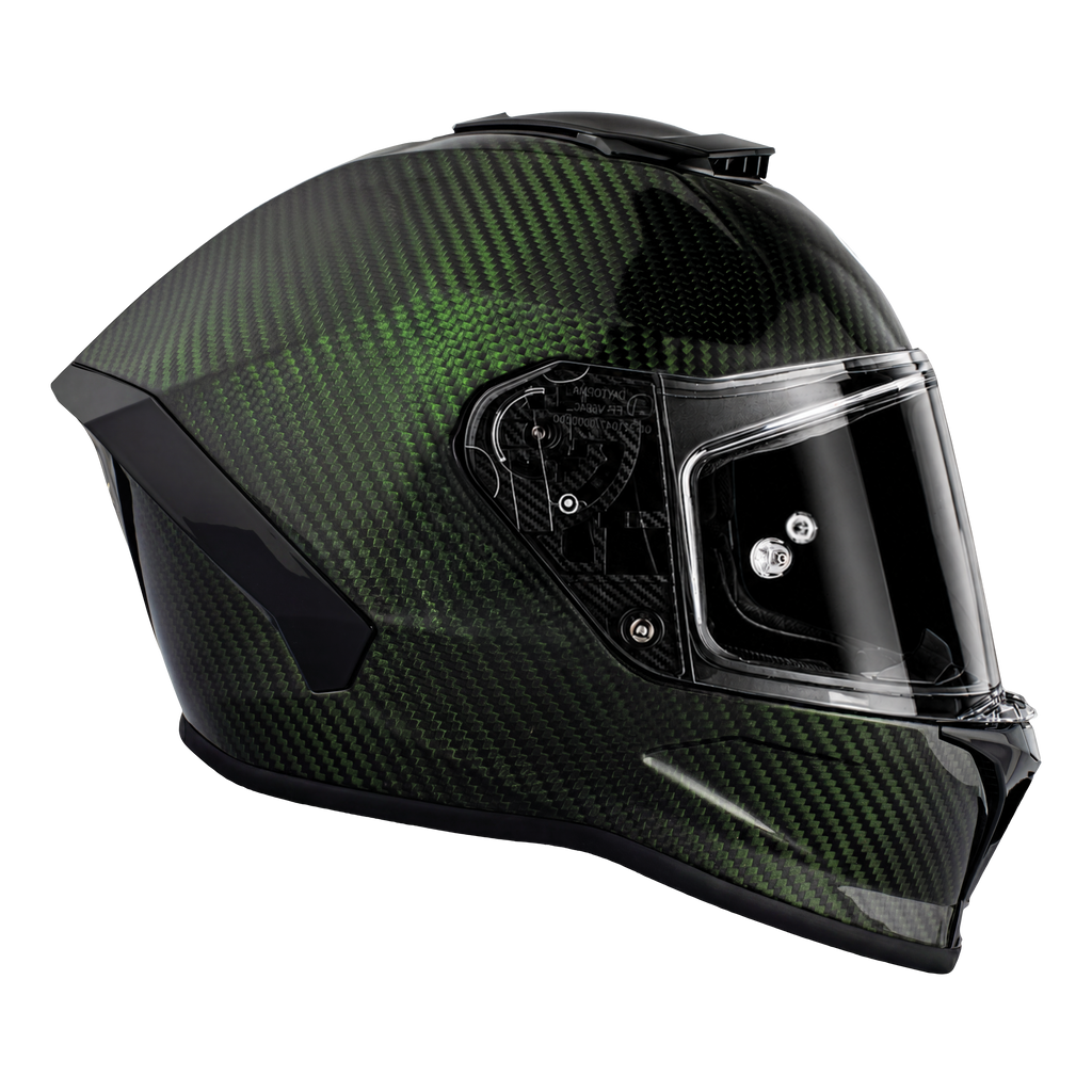 D.O.T. & ECE Daytona Viper- Green Carbon Fiber