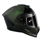 D.O.T. & ECE Daytona Viper- Green Carbon Fiber