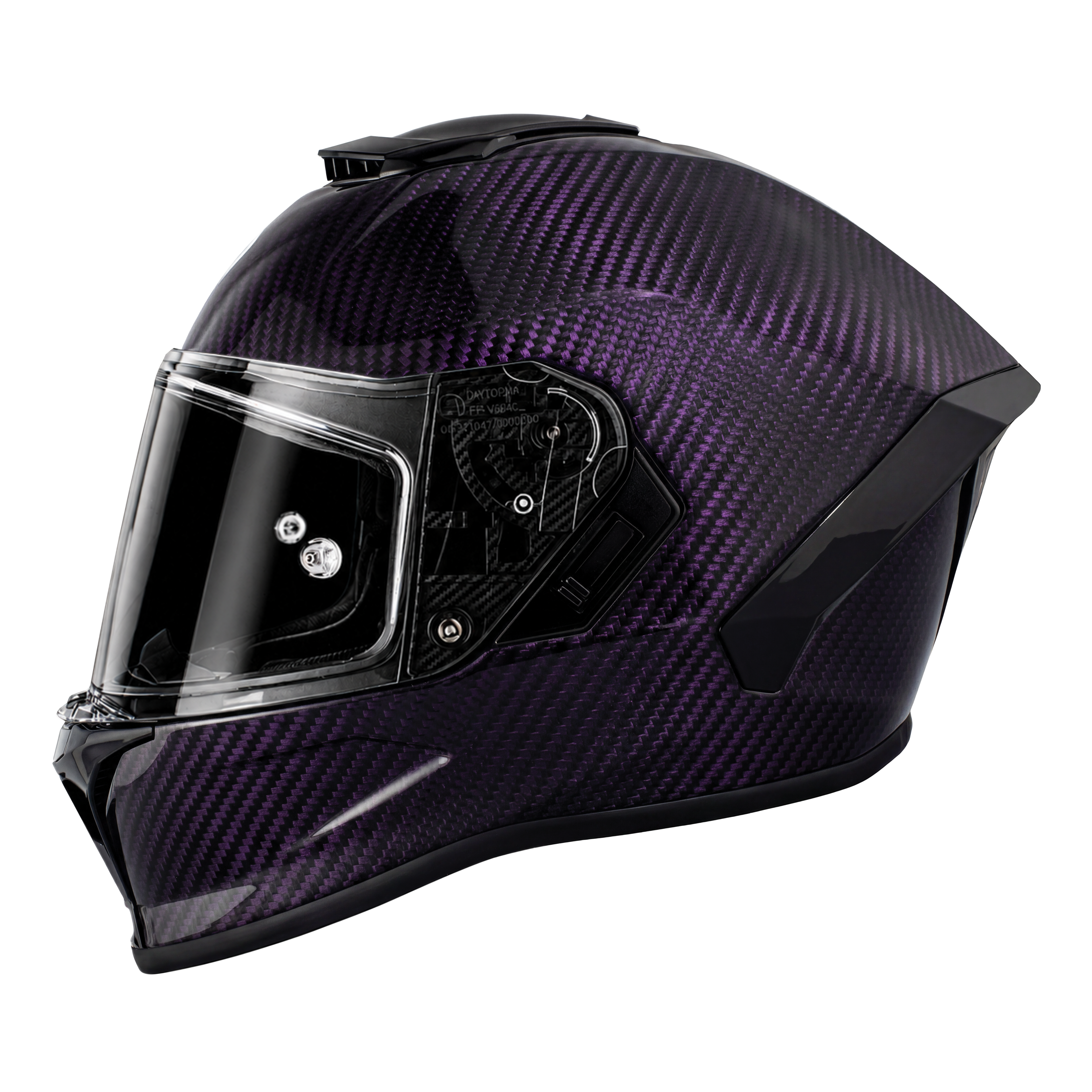 D.O.T. & ECE Daytona Viper- Purple Carbon Fiber