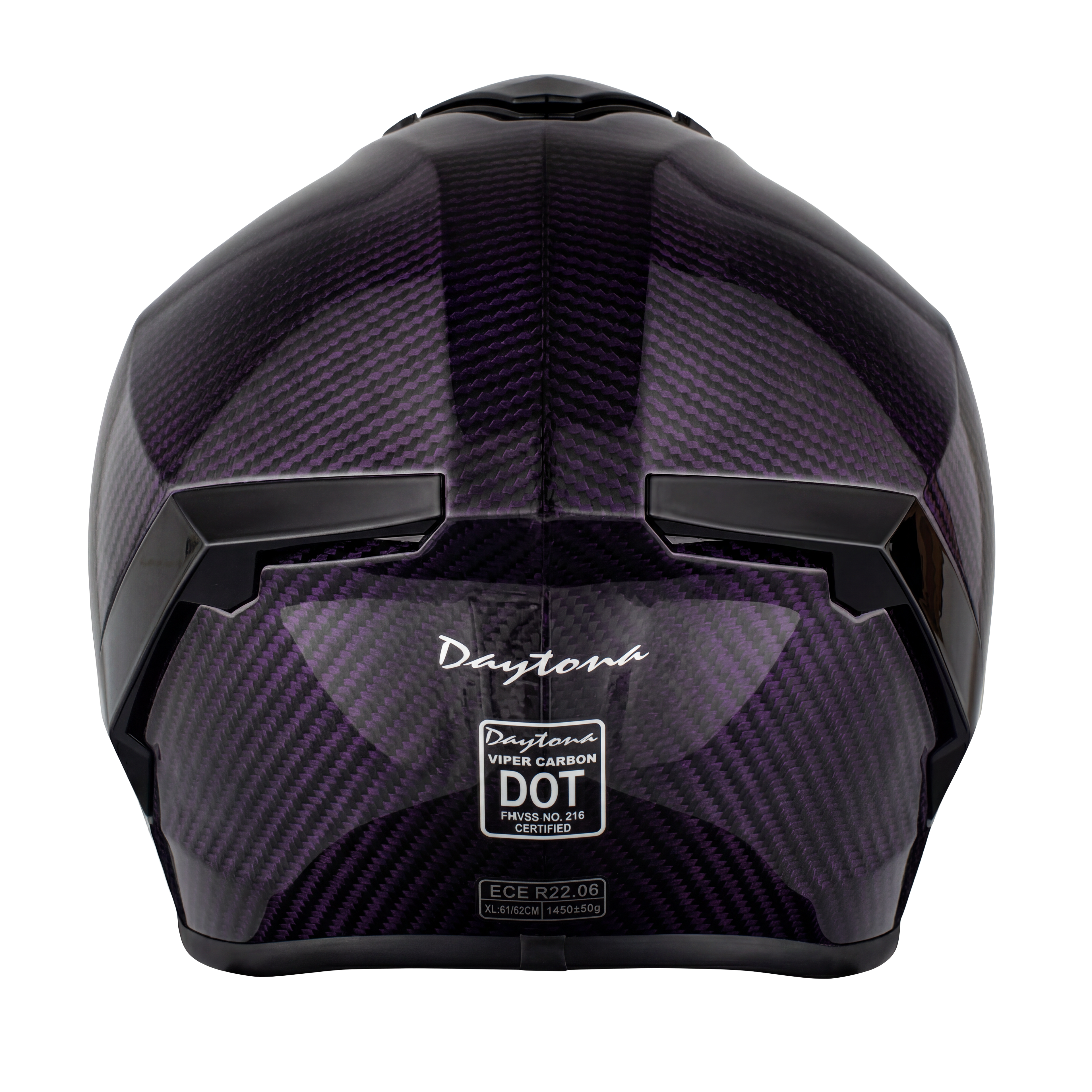D.O.T. & ECE Daytona Viper- Purple Carbon Fiber