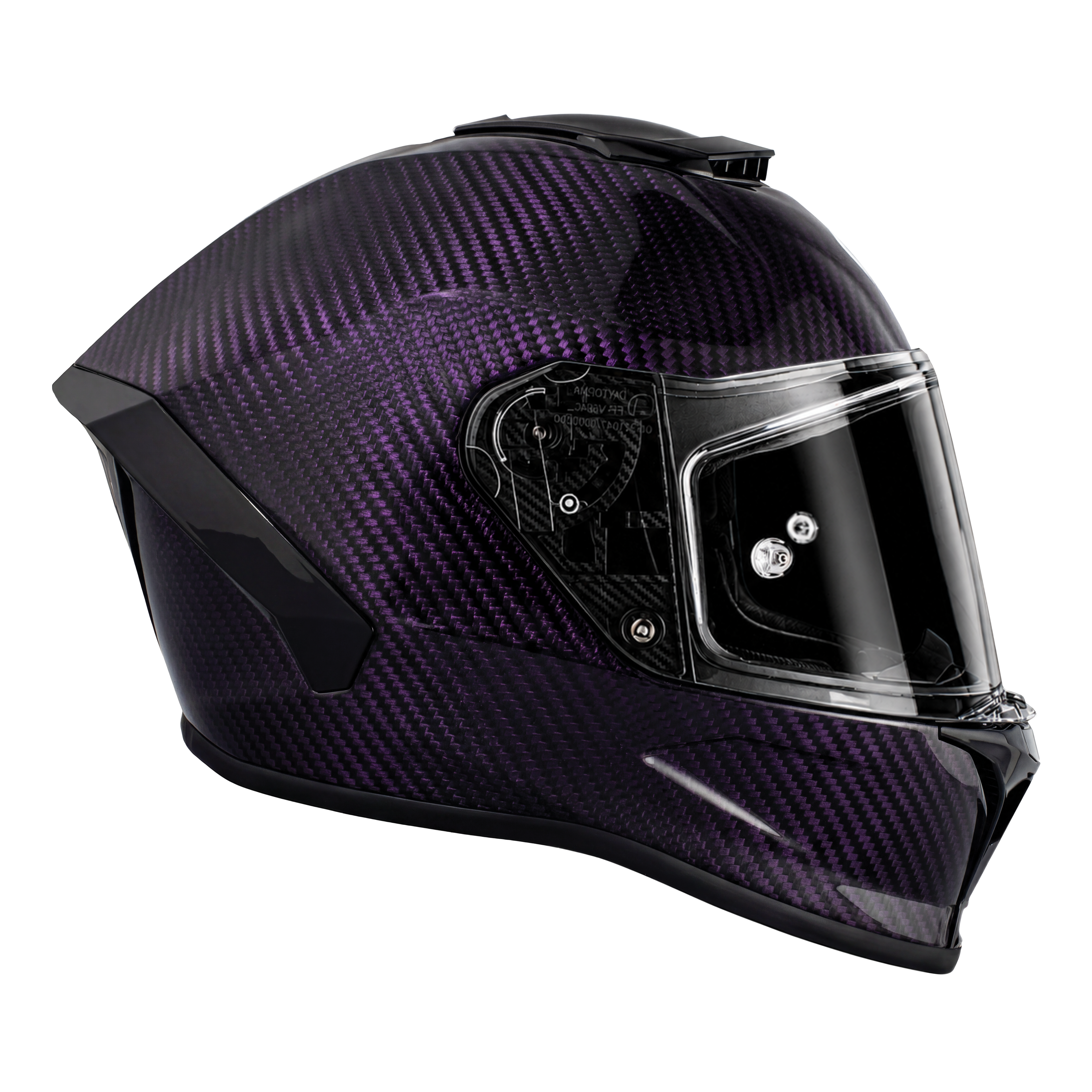 D.O.T. & ECE Daytona Viper- Purple Carbon Fiber