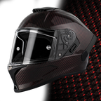 D.O.T. & ECE Daytona Viper- Red Carbon Fiber
