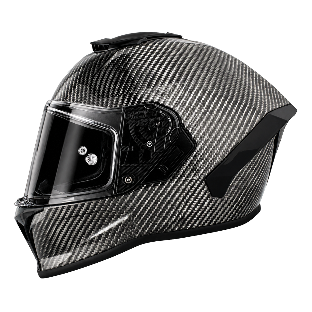 D.O.T. & ECE Daytona Viper- Silver Carbon Fiber
