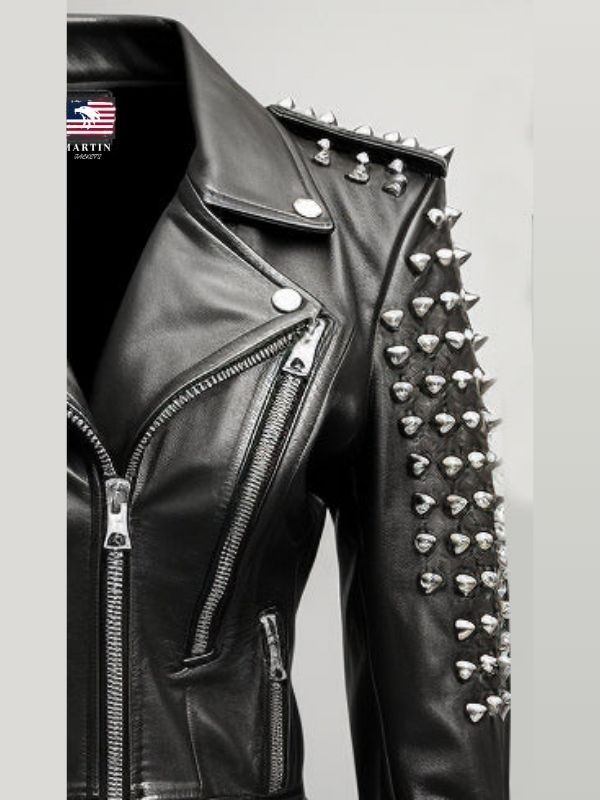 Black Biker Real Leather Jacket