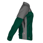 Summer Mesh Reflective Shirt Dark Green Nebula for Women