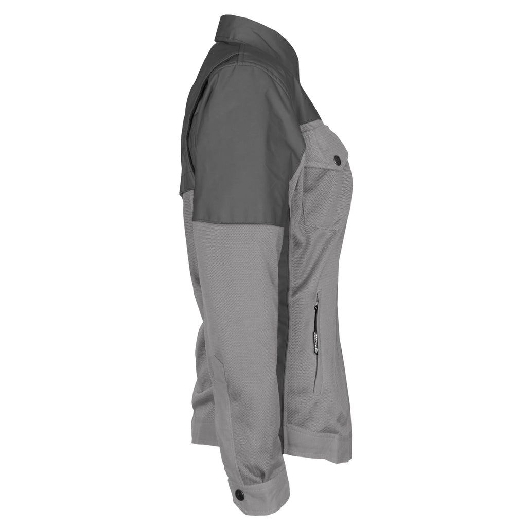 Summer Mesh Reflective Shirt Dark Grey Nebula for Women