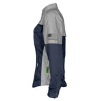 Summer Mesh Reflective Shirt Navy Blue Eclipse for Women