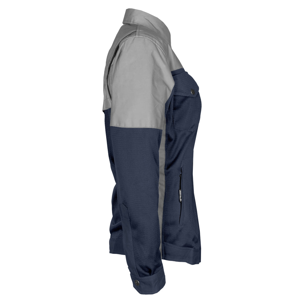 Summer Mesh Reflective Shirt Navy Blue Eclipse for Women