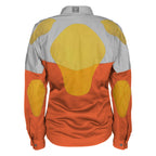Summer Mesh Reflective Shirt Orange Eclipse for Women