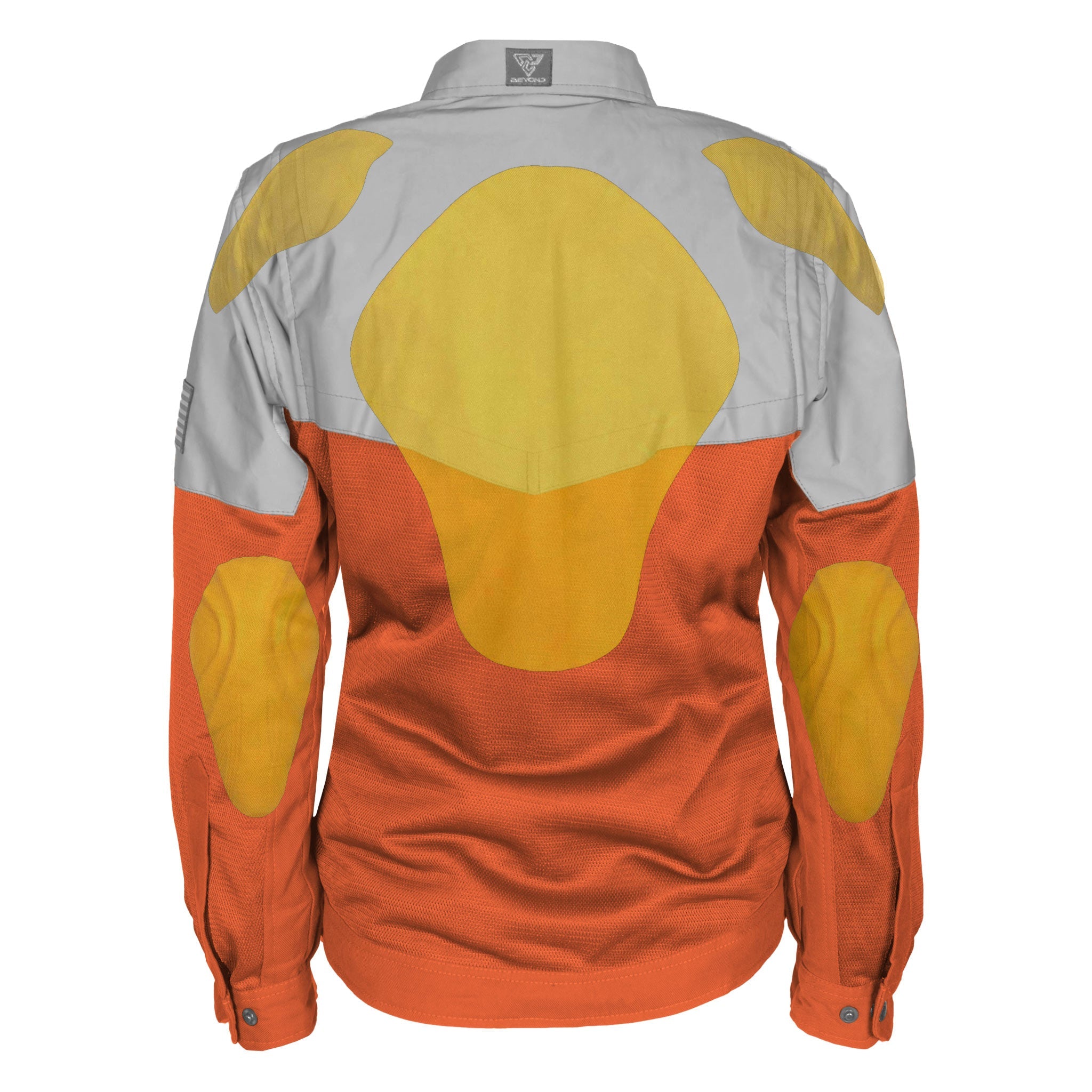 Summer Mesh Reflective Shirt Orange Eclipse for Women