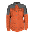 Summer Mesh Reflective Shirt Orange Nebula for Women