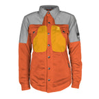 Summer Mesh Reflective Shirt Orange Eclipse for Women