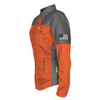 Summer Mesh Reflective Shirt Orange Nebula for Women