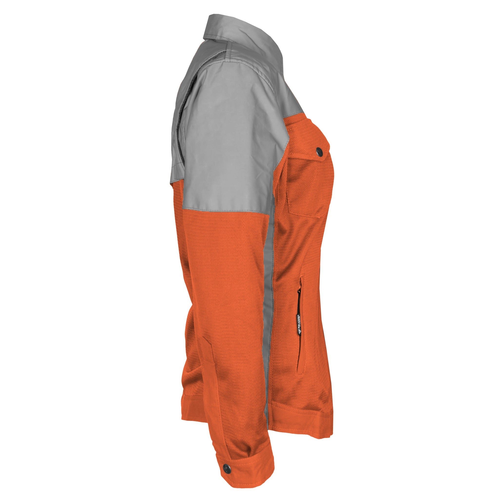 Summer Mesh Reflective Shirt Orange Eclipse for Women